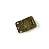 Square shape Drawbolt Closure Latch for Guitar Case with Lock,Bronze 47mm