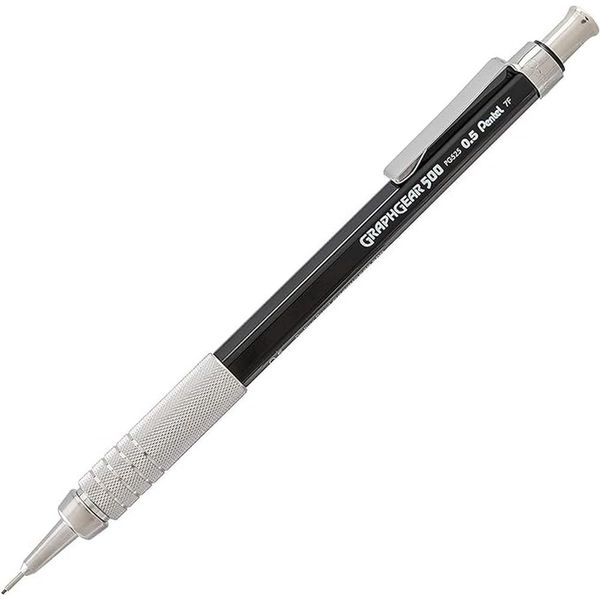 Pentel GraphGear 500 Automatic Drafting Pencil Black (PG525A)