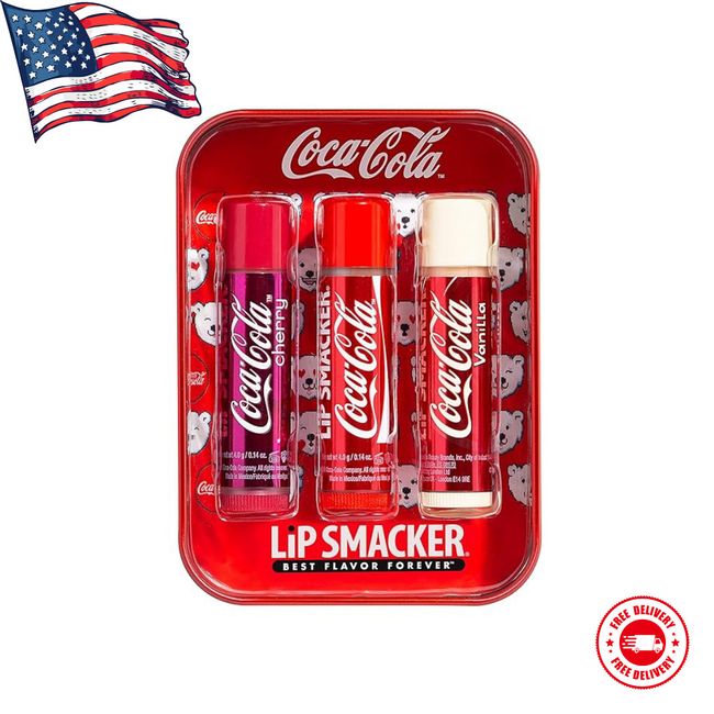 Lip Smacker Holiday Coca Cola Flavored Lip Balm.