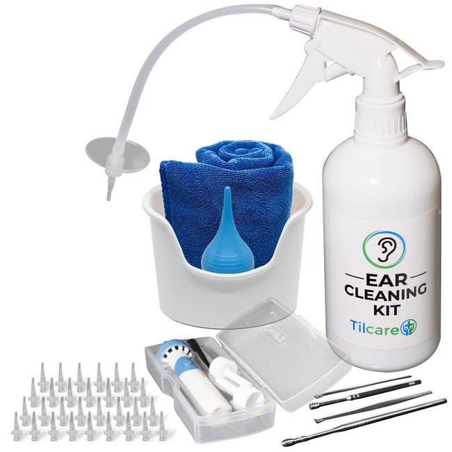 Ear Wax Vacuum Removal Tool by Tilcare - Ear Irrigation Flushing System