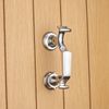 Hardware Solutions - Doctor Door Knocker - Satin Chrome - 60 x 195mm