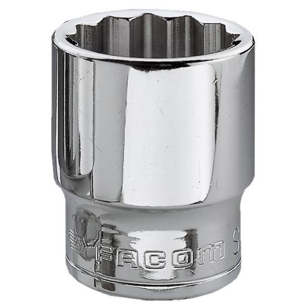 FACOM 3/8 Inch Socket Spanner 12 Point SW 9/16 Inch, 1 Piece, J.9/16