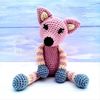 Fox Crochet Kit - Cute Crochet Foxes Pattern Amigurumi Craft Gift