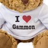 Big Red Egg I LOVE GAMMON - Teddy Bear - Cute Soft Cuddly Adorable - Gift Present