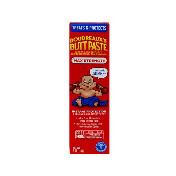 Boudreauxs Maximum Strength Butt Paste - 4 Oz, by Boudreaux's