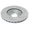 Performance Brake Rotor Drilled Slotted & Ceramic Pad Front Kit