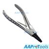 AAProTools Stainless Steel Ring Opening Pliers - Medium 6" Black Rubber Tips