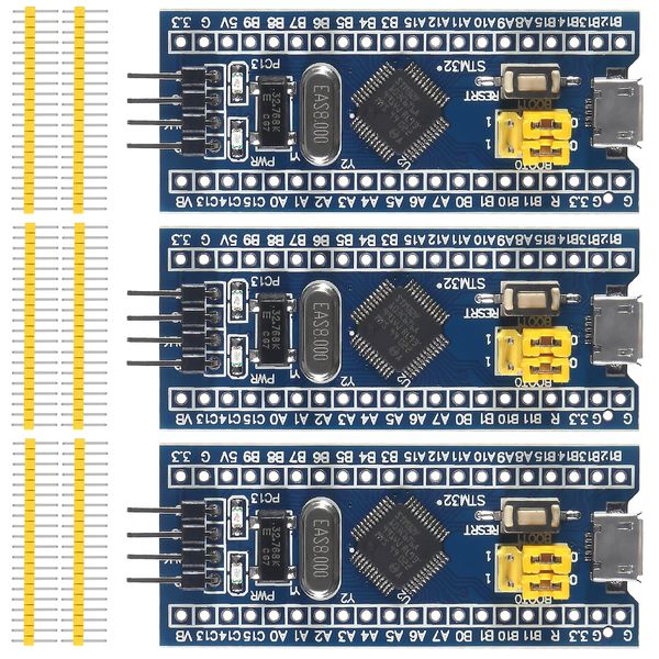 Alinan 3pcs STM32F103C6T6 Minimum System Development Board with Imported Chip STM32 ARM Core Learning Board Module