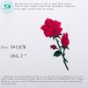 HUIXUN Red Rose Iron On Applique Patch 2 Pieces