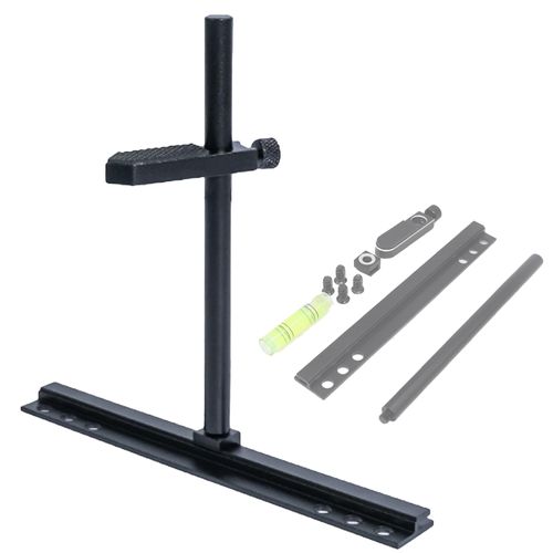 ECOPMAX Heavy Duty Adjustable Anti Sag GPU Support Bracket for RTX, AMD, ASUS, GIGABYTE, Aluminum Graphics Card Support, GPU Stand for Fan 129mm (Black B)