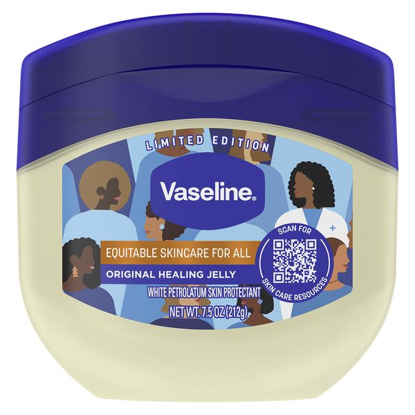 Vaseline Petroleum Jelly For Dry Cracked Skin and Eczema Relief Original 7.5 oz