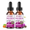 Milk Thistle Liquid Drop,Dandelion Root,Liver Cleanse Immune Support 2 Bottles