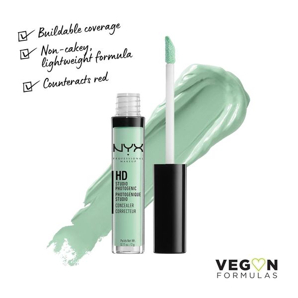 Best Concealer HD Studio Photogenic, Medium Coverage - Green/buildable Concealer