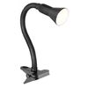 Searchlight Task clamp lamp desk partner black flexi clip (P4122BK)