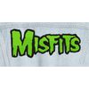 Misfits Back Patch Neon Green Logo Embroidered High-Quality