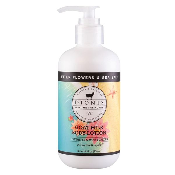 Dionis - Goat Milk Skincare Scented Lotion (8.5 oz) - Made in the USA - Cruelty-free and Paraben-free (Water Flowers & Sea Salt)