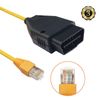 Alchiauto enet ethernet cable rj45 OBD obdii obd2 interface coding f-Series cable 2M compatible with e-sys bootmod3 i-sta