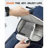 NINKI Dockable Grip Case for Switch 2 2025 with Ergonomic Grips, Soft TPU&PC Hard Shell Shockproof&Scratch-Resistant Protective Cover with Clear Back for Switch 2 Console&Controller, White
