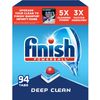 Finish All in 1 Powerball Blue Leopard Dishwasher Detergent 94 Count Tabs