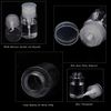 Nail Polish Remover Pump Dispenser, Push Down Cleanser Bottle for Make Up, 100ml Travel Liquid Bottle Container for Nail Art Tool Set, 2PCS