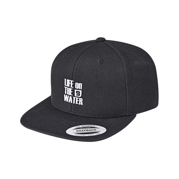Blue Storm BSJ-HW022D Basic Flat Cap, Black, Black