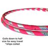 SpinMajik Kids Hula Hoop (UV Pink, Large (36"))