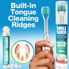 SMILE SAVER 360° / 3-Sided Toothbrush + Toothpaste Tablets / TRAVEL BRUSH & WORK