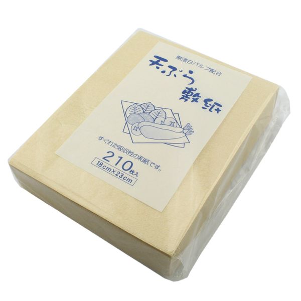 Venus Paper Kitchen Paper, Tempura Sheets, 210 Sheets, Washi, Unbleached, 210 Sheets