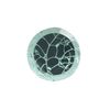 G Decor Maison Round Crystal Crackle Glass Pull Knobs for Drawers cabinets (Light Blue)