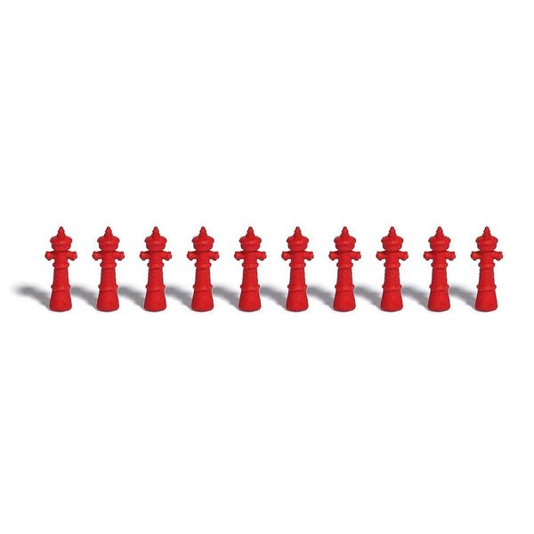 Busch 7774 H0 Hydrants (Pack of 10)
