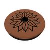 Saddle Brown - Floral Minimalist Design PopSockets Swappable PopGrip