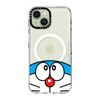 CASETiFY Clear iPhone 15 Case [Doraemon Co-Lab/Not Yellowing / 6.6ft Drop Protection/Compatible with Magsafe] - Doraemon - Clear