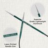 KnitPro Zing Circular Needle 25cm 3.00mm - 3pcs, Grün