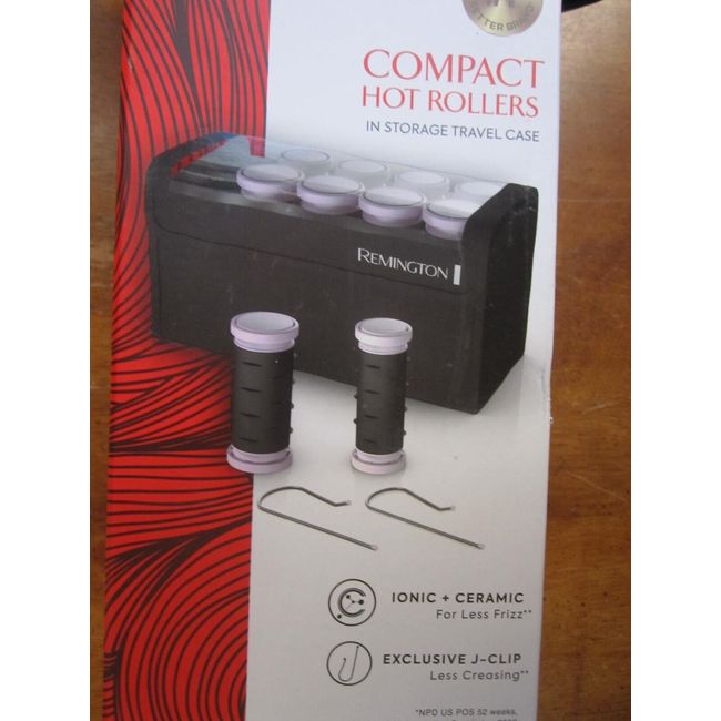 Hot Rollers, Remington Compact Hot Rollers in Case NEW
