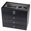 24-Grids Eyeglass Sunglasses Glasses Storage Display Box/ Holder Organizer Case