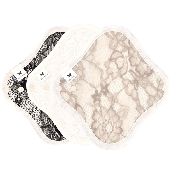 Panty Liner NO 1 Cloth Napkin Orimono Sheet v07 Lace Set of 3