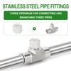TAISHER 5 PCS 304 Stainless Steel Cap Pipe Plug Socket Fitting 1/2" BSP Female