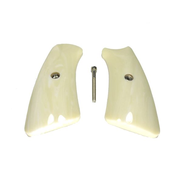 Faux Ivory Ruger GP100 Grip Inserts
