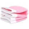 Compression Heel Socks Moisturizing Open Toe Comfy Recovery Socks by PEDIMEND™ (1PAIR - 2PCS) | Cracked Skin | Relieves Plantar Fasciitis/Metatarsal Pain/Heel Spurs - Foot Care (One Size, Pink)
