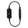SSHHUI PWM Dimmer Switch, DC 12V-24V 5A Black Touch Panel Controller, Mini Intelligent Manual Dimmer and Light Strip Controller