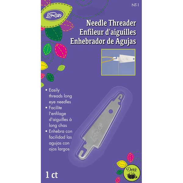 LoRan NT-1 Needle Threader, Silver