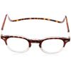 Click Reader Clic Vintage Men's Reading Glasses, tote/clear