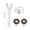 sourcing map 2pcs Angle Grinder Nut Angle Grinder Wrench Lock Nut Pin Replacement Spanners for Angle Grinder Table Grinder
