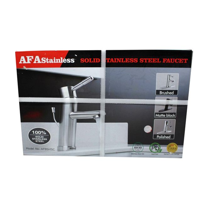 AFA Solid Stainless Steel Faucet (AFBSH15C)