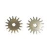 AJ Tack Spur Rowels Silver 1 1/4" x 16 pt
