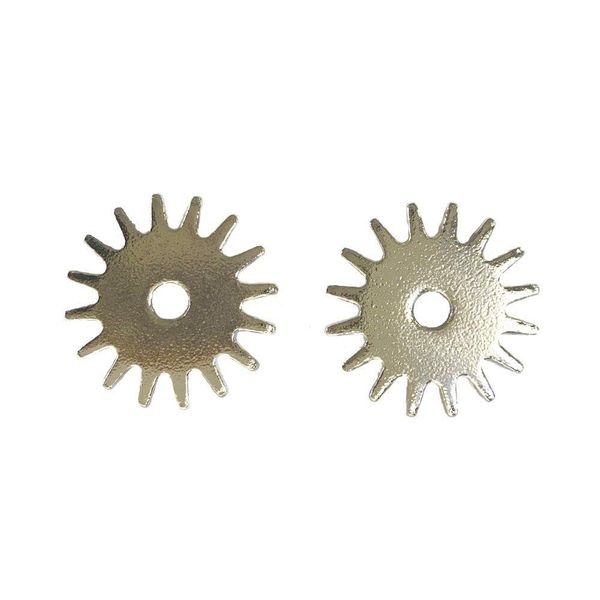 AJ Tack Spur Rowels Silver 1 1/4" x 16 pt