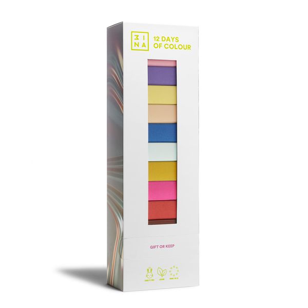 3INA MAKEUP - 12 Days of Color - Adventskalender Beauty 2023 - Adventskalender Kosmetik - Limited Edition - Make-Up Set - Adventskalender mit 12 Produkten in voller Größe - Vegan - Cruelty Free