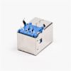 2PCS Elecbee USB 3.0 Type B Female Right Angled Through Hole for PCB Mount