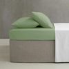 Catherine Lansfield Easy Iron Percale Combed Double Fitted Sheet Sage Green