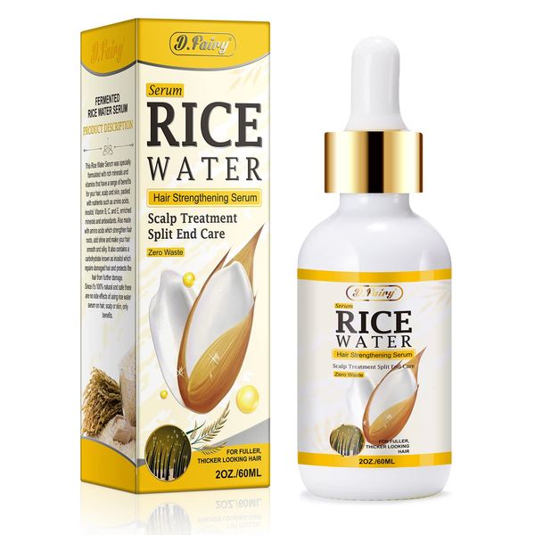 Hair Growth Serum, Rice Water for Hair Growth, Hair Growth oil for Men and Women, Biotin Hair Growth oil, Hair Loss Treatments for Women, Hair Regrowth Treatment for Stronger Thicker Longer Hair